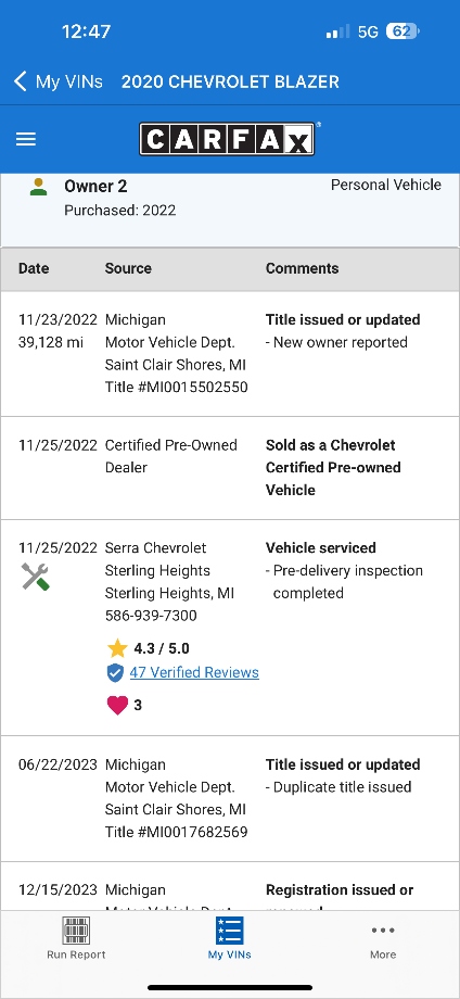 2020 Chevy Blazer LT FWD Repairable Wrecks 