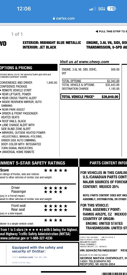 2021 Chevrolet Blazer  Repairable Wrecks 